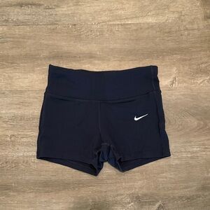Nike Women's Navy Dri-Fit Shorts